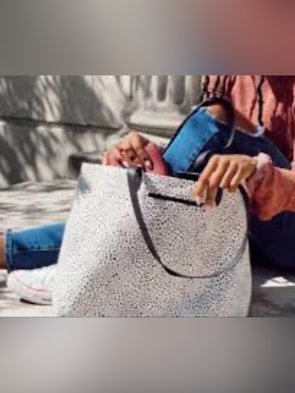 NWOT Thirty-One Modern Tote in the Dainty Speckles Pebble